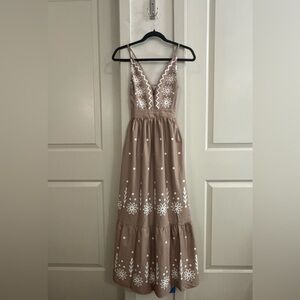 NWT Cupshe Khaki Maxi Dress for Spring and Summer